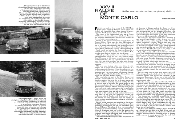 RT May 1959 - XXVIII Rallye DE Monte Carlo