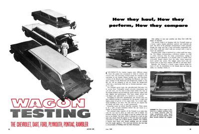 ML June 1960 - Wagon Testing Chevrolet,Dart,Ford,Plymouth,Pontiac,Rambler