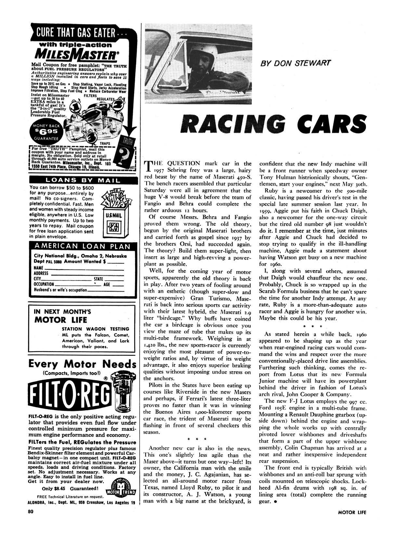 ML June 1960 - Racing Cars 1957 Sebring article