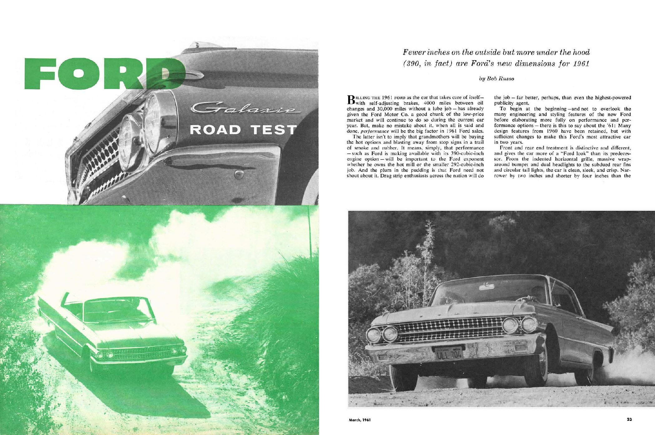ML March 1961 - Ford Galaxie Road Test