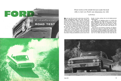 ML March 1961 – Ford Galaxie Road Test