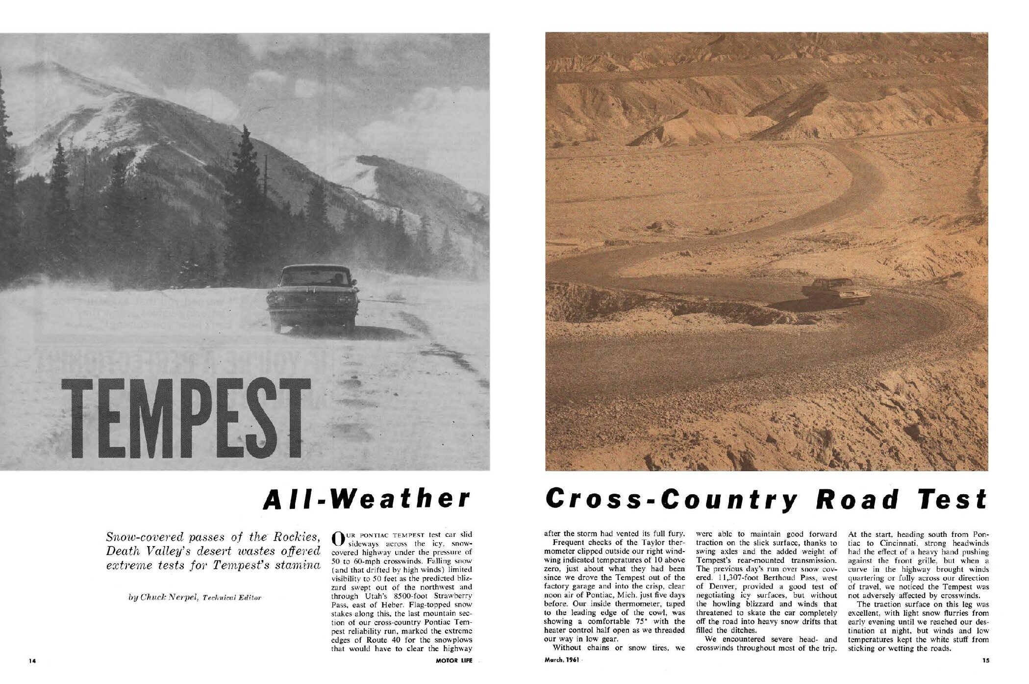 ML March 1961 - Tempest 4 - 3000 mile all weather run