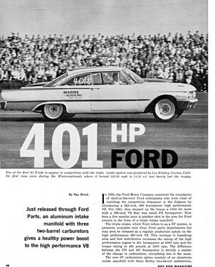 HR – May 1961 – 401 HP Ford