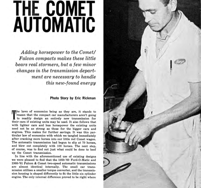 HR June 1961 – BEEFING THE COMET AUTOMATIC