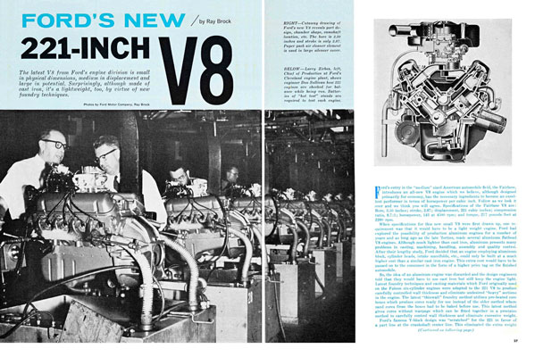HR - November 1961 - Ford's New 221-Inch V8