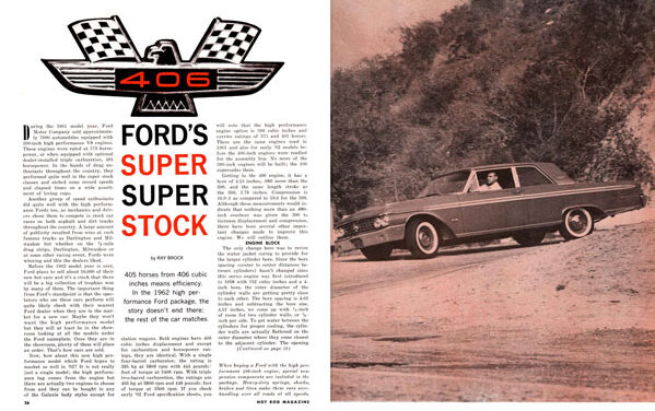 HR – April 1962 – Ford’s Super Super Stock