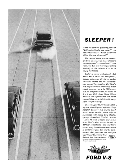 1962 Ford Ad 406 "Sleeper!"