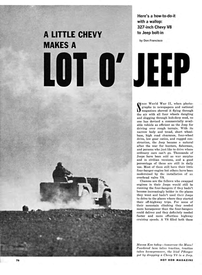 HR May 1963 - A little Chevy Makes a lot o' Jeep