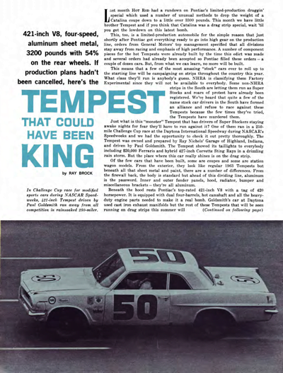 HR June 1963 - Tempest That Could have Been King