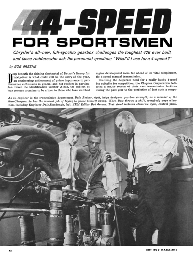 HR September 1963 - 4 - Speed for Sportsmen