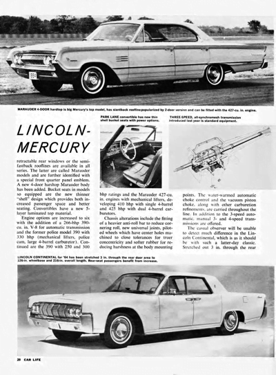 CL October 1963 - Lincoln - Mercury