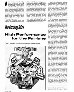 CL – November 1963 – The Exciting ’64’s! High Performance for the Fairlane