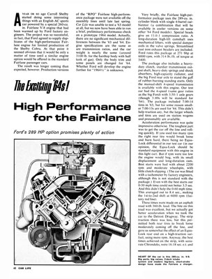 CL - November 1963 - The Exciting '64's! High Performance for the Fairlane