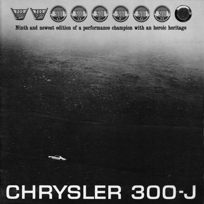 1963 Chrysler 300-J Brochure