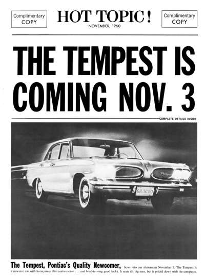 1960 Pontiac Tempest Is Coming Soon