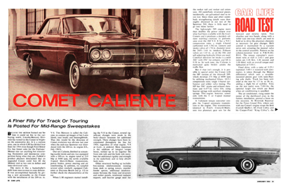 CL January 1964 – ROAD TEST COMET CALIENTE
