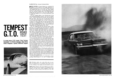 MT January 1964 – TEMPEST G.T.O. ROAD TEST