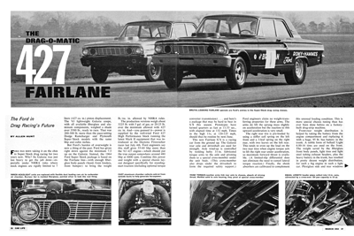 CL March 1964 - THE DRAG-O-MATIC 427 FAIRLANE