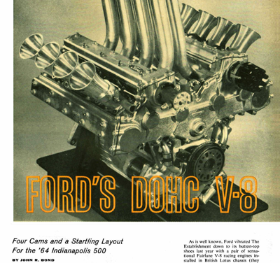 CL April 1964 – FORD’S DOHC V-8