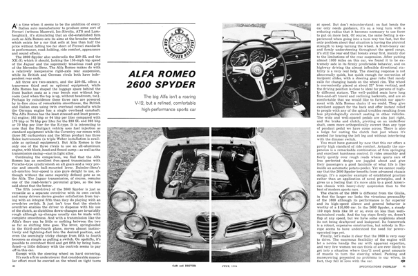 CD July 1964 - Alfa Romeo 2600 Spyder