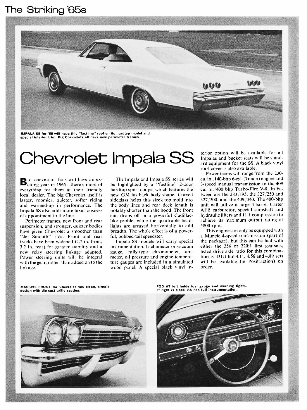CL October 1964 - 1965 Chevrolet Impala SS Preview