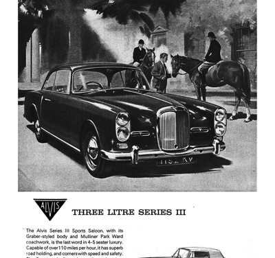 1964 Alvis Ad “Three Litre Series III”