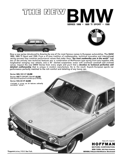 1964 BMW 1800 - Hoffman Motors