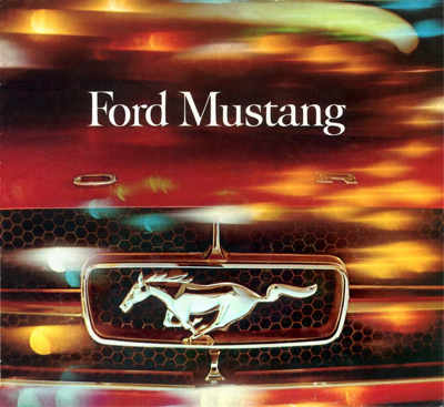 1964 1/2 Ford Brochure Mustang Introduction (Composite View)