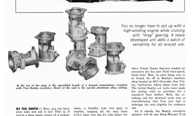 CC July 1965 – Overdive For 4-Speeds