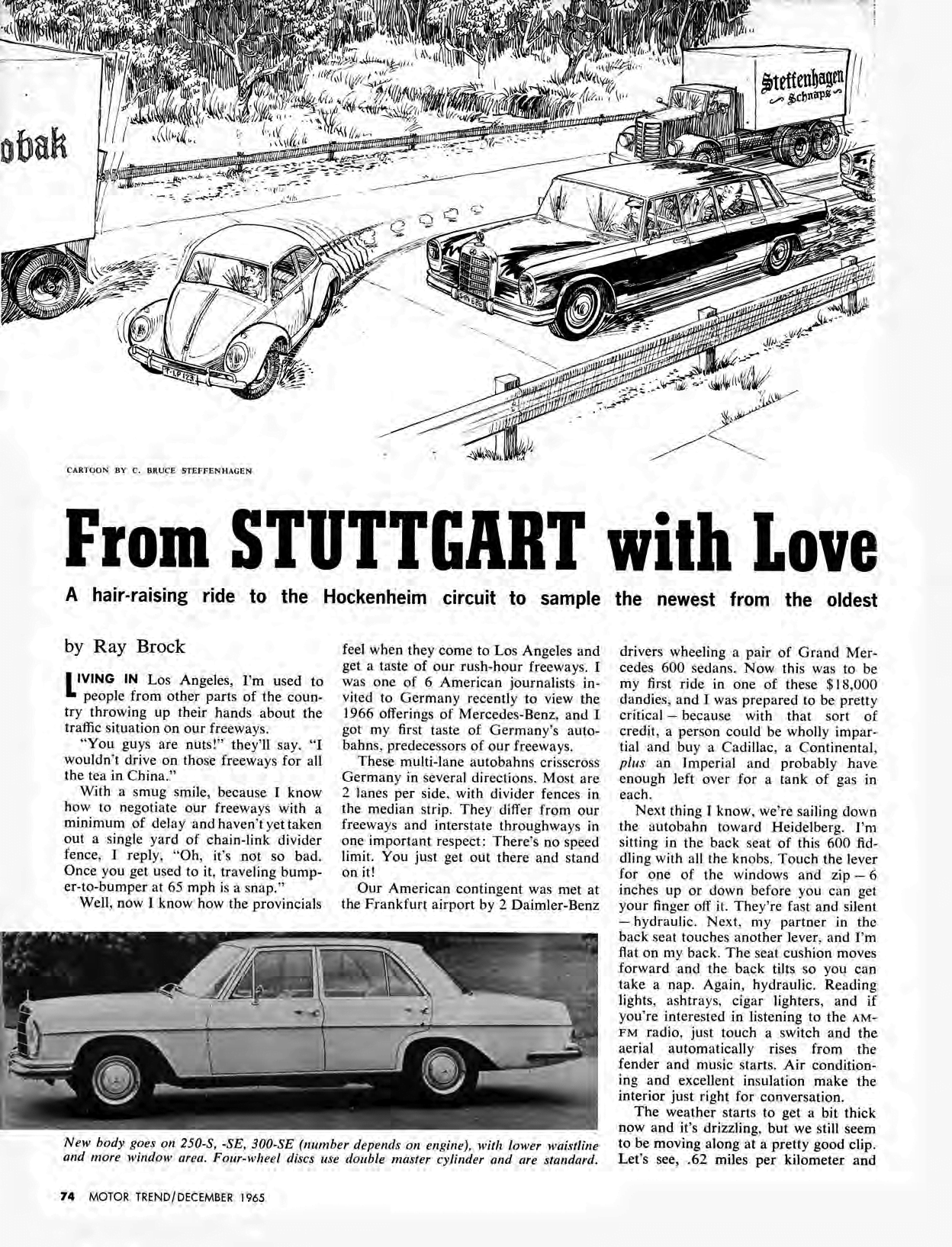 MT December 1965 - From Stuttgart with Love