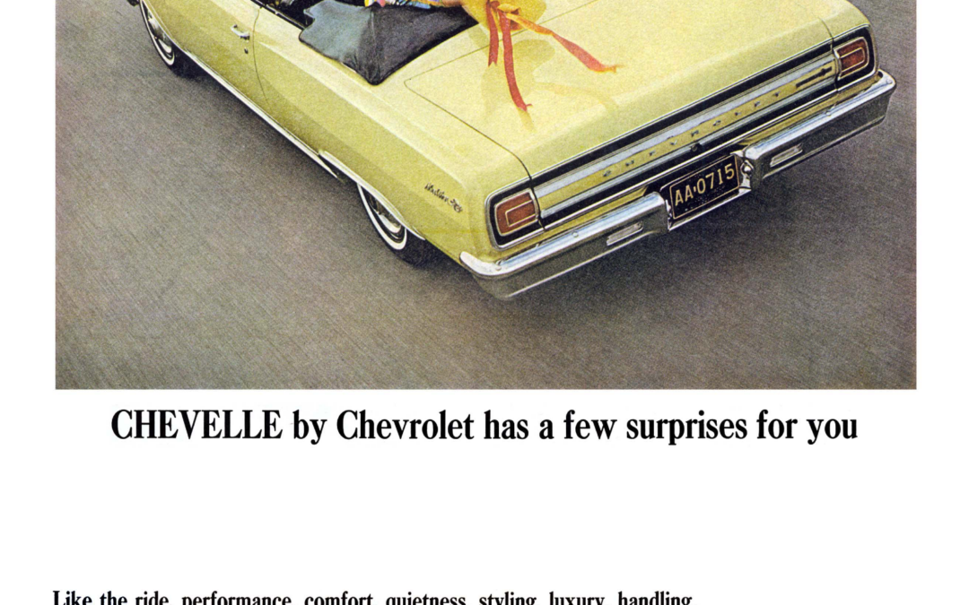 1965 Chevrolet Ad, Chevelle Malibu Super Sport Convertible