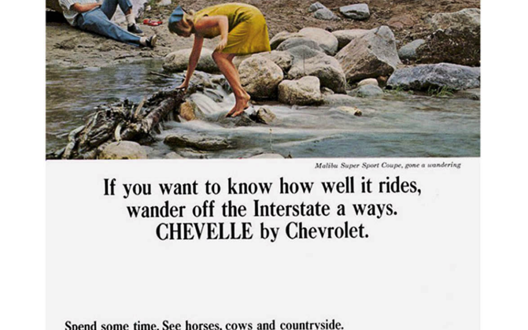 1965 Chevrolet Ad, Chevelle Malibu Super Sport Coupe “If you want to know how well it rides …”