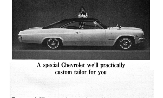 1965 Chevrolet Ad, Impala Super Sport “… We’ll practically custom tailor for you.”