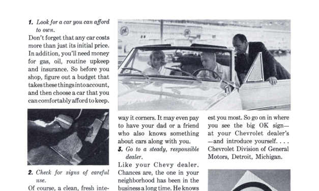 1965 Chevrolet Ad, OK Used Cars, “check list”