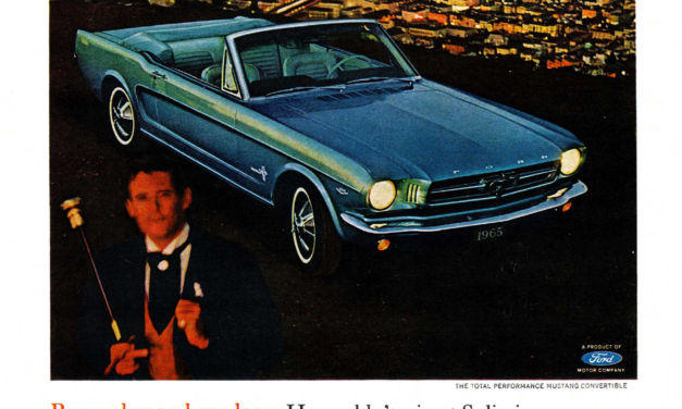 1965 Ford Ad Mustang Convertible “Bernard was a born loser”