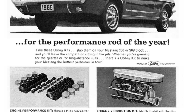 1965 Ford Ad Mustang GT “Mix a Mustang with a Cobra . . . “