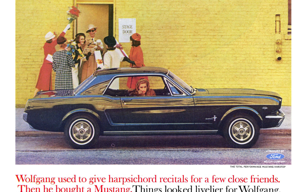 1965 Ford Ad Mustang “Wolfgang”