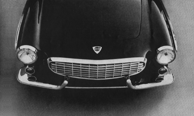 1965 Volvo 1800S Ad “Thi scar is 44 mph slower than the rest of the cars in its class. It’s also $6000 cheaper.”