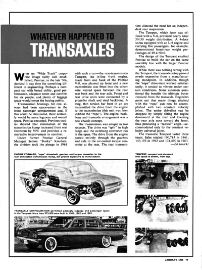 CL January 1966 - What Ever happened To Transaxles