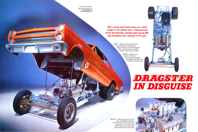 HR April 1966 DRAGSTER IN DISGUISE Mercury Comet
