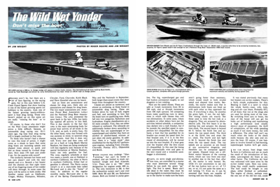CL August 1966 The Wild Wet Yonder (boat)