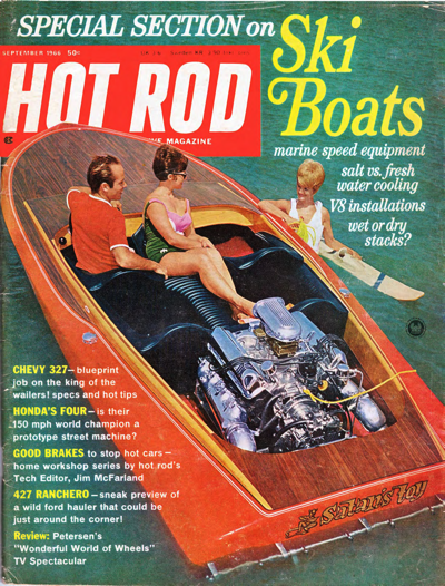 HR September 1966 Cover and Table of Contents (boat)