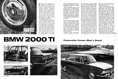 CL October 1966 - ROAD TEST: BMW 2000 TI