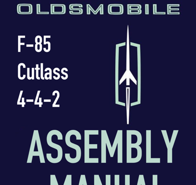 1966 Oldsmobile Assembly Manual –  F85 / Cutlass / 442