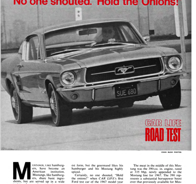 CL January 1967 – 390 Mustang