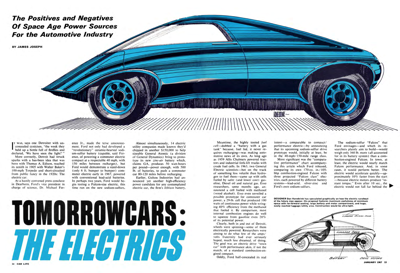 CL January 1967 - TomorrowCars: The Electrics