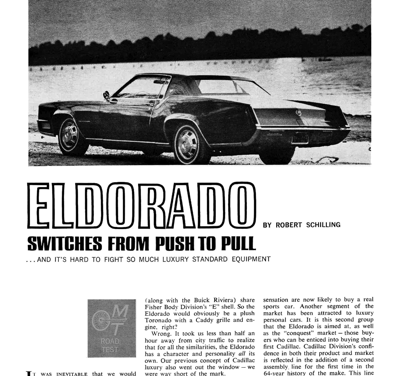 MT January 1967 – Eldorado