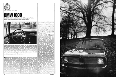 CD February 1967 - BMW 1600