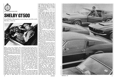 CD February 1967 - Shelby GT 500