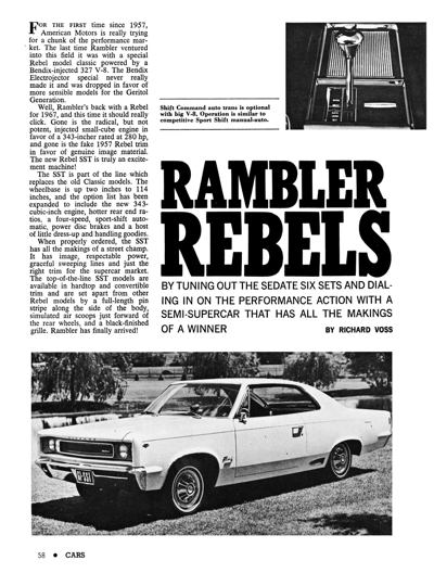 HPC February 1967 - Rambler Rebels